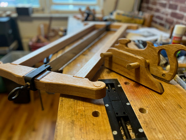 Bad axe frame saw and kerfing plane kit finished examples