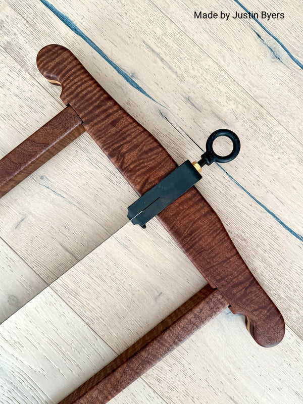 Bad axe tool works diy frame saw kit in a figured walnut wood
