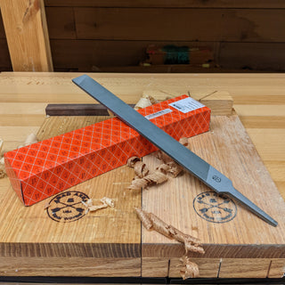 Friedrich dick 10 inch mill saw file on a bench hook set