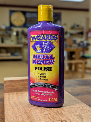 wizards metal renew liquid polish with grit to clean rust from saw plates