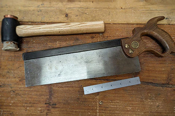 Retensioning a Folded Backsaw