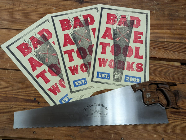 Bad Axe Panel Saw Poster - Limited Edition