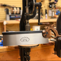 14 inch walnut sash saw with black hardware