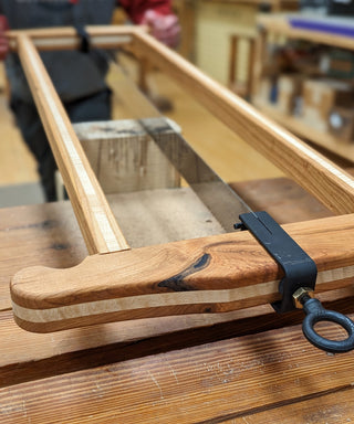 Premium Bad Axe Finished Frame Saw- (36.5") Cherry/ Maple