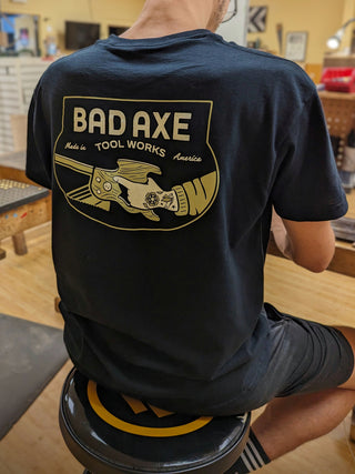 Bad Axe T Shirt Back - Hand Saw Staff 1