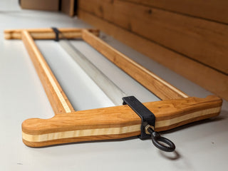 Bad Axe Finished Frame Saw in cherry and maple