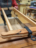 Bad Axe Finished Frame Saw Sample Wood Variations cherry and maple