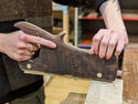 Bad Axe Finished Kerfing Plane Custom Wood Species walnut maple in use