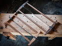 Bad Axe Finished Frame Saws Custom short and long in red oak and walnut