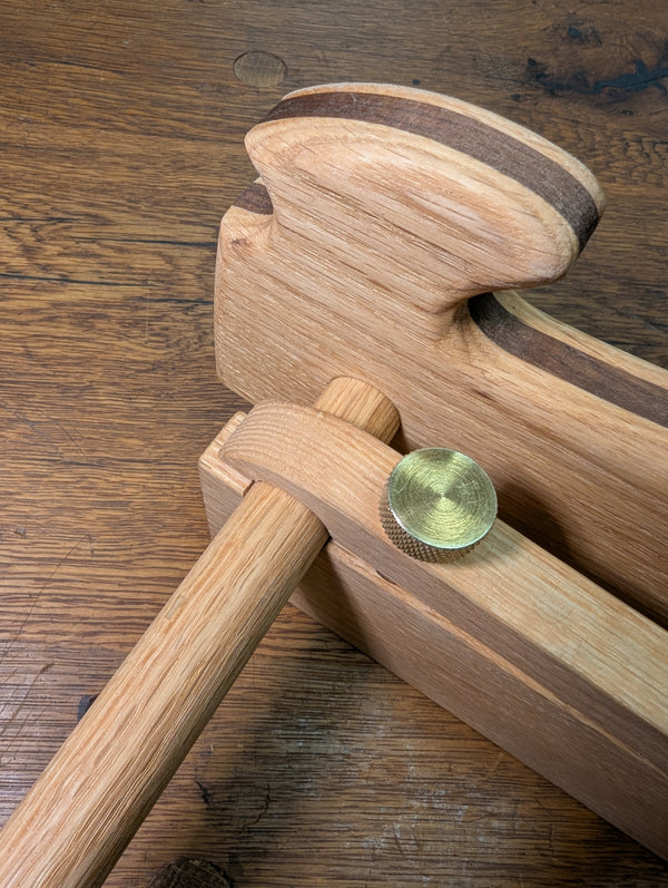 Blemished Bad Axe Finished Kerfing Plane- Red Oak w/ Walnut Pinstriping