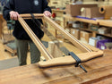 Premium Bad Axe Finished Frame Saw - (30.5") Red Oak w/ Walnut Pinstriping