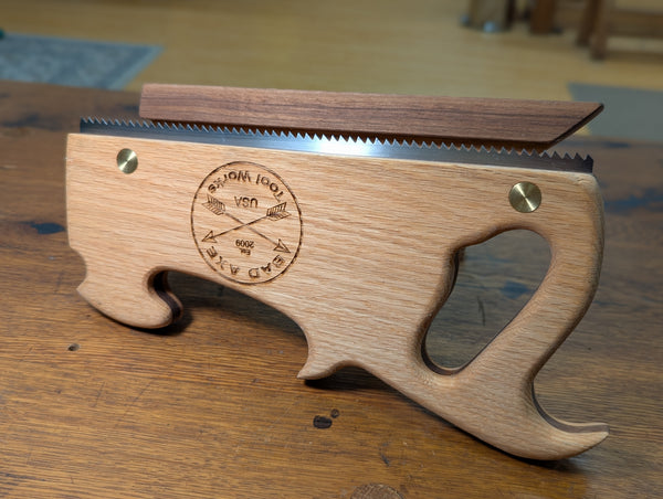 Premium Bad Axe Finished Kerfing Plane- Red Oak w/ Walnut Pinstriping