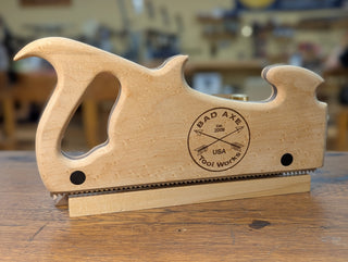 Premium Bad Axe Finished Kerfing Plane- Maple w/ Walnut Pinstriping