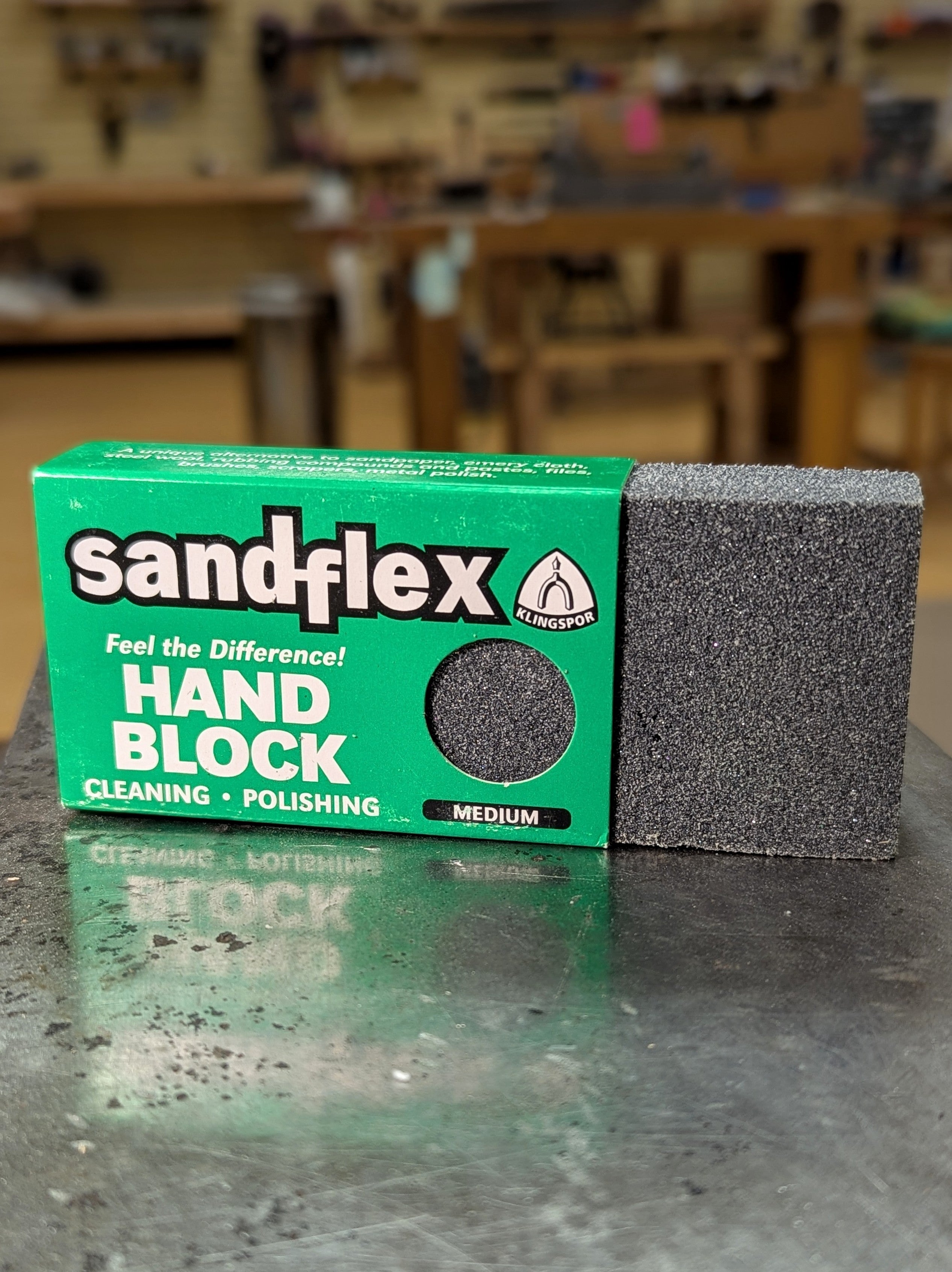 Sandflex Handblock - Medium Grit | Bad Axe Tool Works LLC