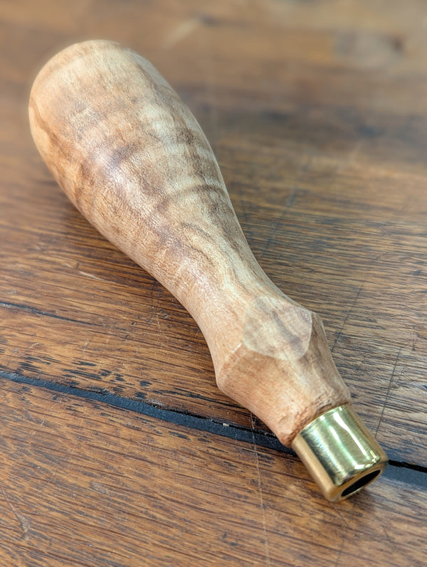 NEW Bad Axe Needle File Handle- Limited Batch Figured Maple