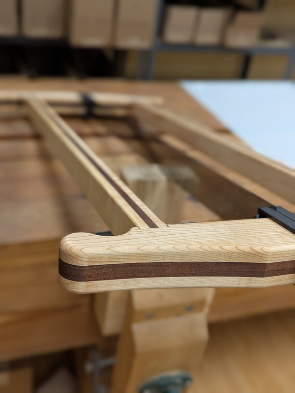 Premium Bad Axe Finished Frame Saw- Maple/Walnut