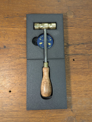 Premium Brass Saw Setting Hammer - Maple