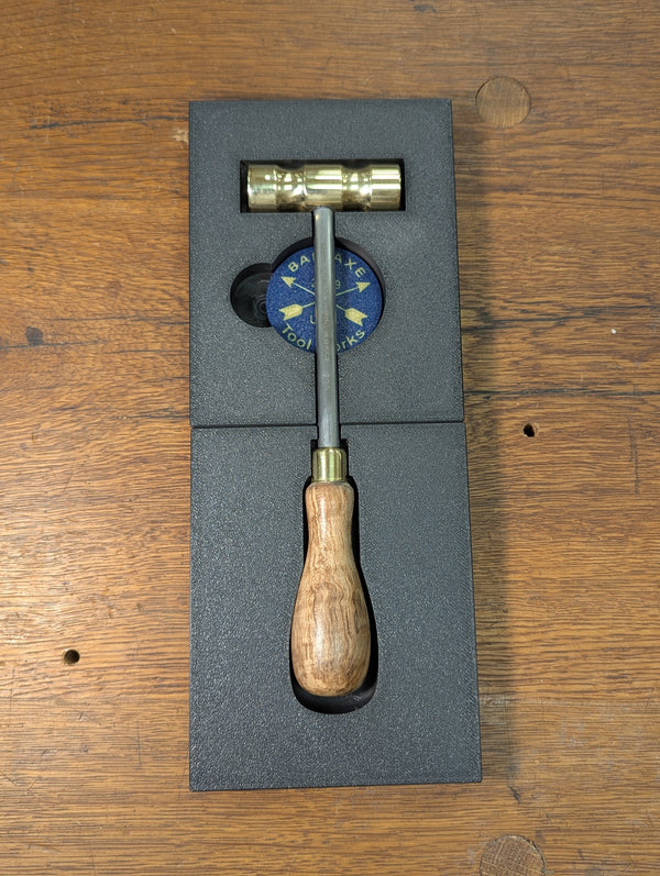 Premium Brass Saw Setting Hammer - Maple